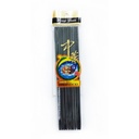 Alloy Chopsticks Black 10 pair 24cm | 尖头 日式寿司筷 10 双